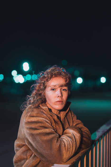 Curly Hair Woman Retouch